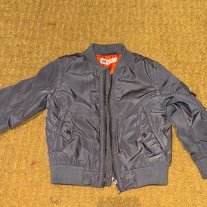 H&M Charcoal Bomber Jacket